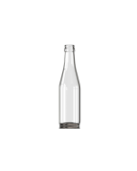 330ml flint Vichy glass beer bottle with a crown cap, perfect for homebrewing ales, lagers, IPAs, bitters, and ciders. Stylish and durable design