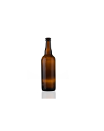 750ml tall Belgian glass beer bottle, ideal for home brewing ales, IPAs, and craft beers. Stylish and durable design for premium beverages
