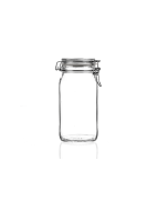 1500ml clip top glass jar with unhinged lid 