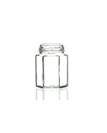 110ml Hexagonal jar with twist off lid