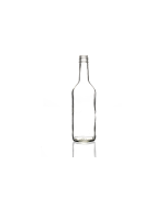 500ml glass mineral bottle with a screw lid, ideal for juices, cordials, shakes, and mineral water. Sleek, durable, and versatile design