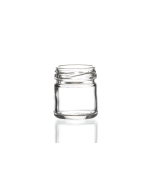 1.5oz or 43ml  flint glass mini jar, ideal for wedding favours, spices, and small treats with a clear and elegant design