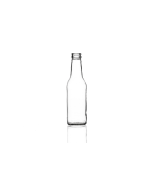 200ml glass mixer bottle with a crown closure, ideal for juices, tonics, sauces, dressings, and beverages. Sleek and versatile design
