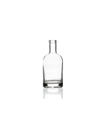 350ml Napoleon glass spirit bottle with a cork, ideal for whiskey, gin, vodka, dressings, and luxury oils. Stylish and versatile design