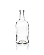 700ml glass Nero spirit bottle with a cork stopper, ideal for homemade gins, liquors, oils, spirits, dressings, and sauces. Stylish and versatile design