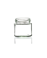 125ml glass panelled food jar with a twist-off lid, perfect for storing homemade jams, chutney, pickles, and preserves. Available in wholesale pallets for bulk orders