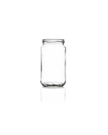 16oz Glass Pickle Jar available with 70mm secure twist off lid. 