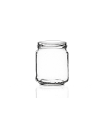 228ml standard glass jar with twist off lid. 