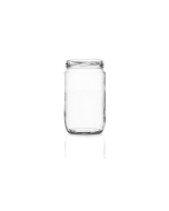 718ml Glass standard jar with twist off lid.