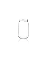 375ml flint glass food jar with twist-off lids, also known as a 1lb preserve jar, perfect for storing jellies, spices, jams, chutneys, and preserves. Available in low quantities or bulk wholesale
