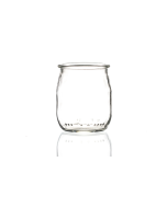 139ml glass yogurt pot with twist off lids 