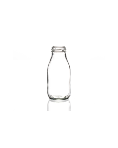 250ml Glass Milk Bottle available with 43mm twist off cap