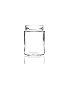 314ml glass deep premium food jar available with 70mm deep caps
