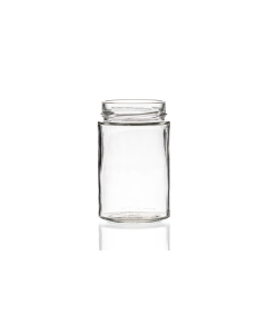370ml flint glass premium food jar with deep lids, perfect for jam, jellies, herbs, chutney, and preserves. Available in low quantities or bulk wholesale