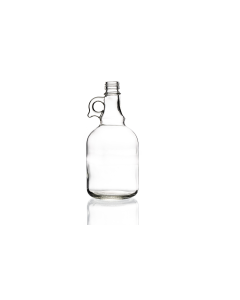 1000ml glass cider bottle with a handle grip, Gallone style, perfect for home brew and ciders. Durable and functional design