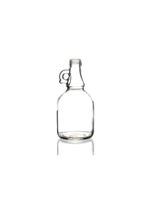 500ml glass cider bottle with a handle grip, Gallone style, perfect for home brew and ciders. Durable and practical design