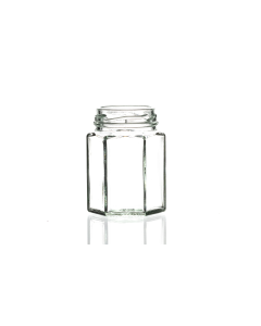 110ml Hexagonal jar with twist off lid