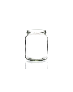 1lb Honey Jars perfect for beekeeping and storing honey. Available with four cap options including gold, silver, black and white