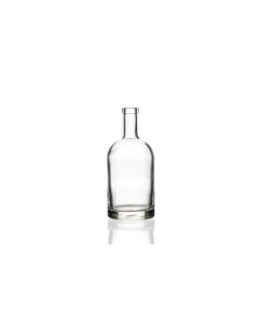 200ml Spirit Honorius glass bottle with a cork lid, reusable and airtight, perfect for homemade gins, liquors, oils, spirits, dressings, and sauces. Elegant and functional design.