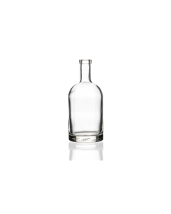 500ml Spirit Honorius glass bottle with a cork stopper, reusable and airtight, ideal for homemade gins, liquors, oils, spirits, and dressing sauces. Elegant and versatile design