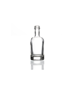 50ml flint Spirit Honorius glass bottle with a screw lid, reusable and airtight, ideal for homemade gins, liquors, oils, spirits, and dressing sauces. Compact and versatile miniature design