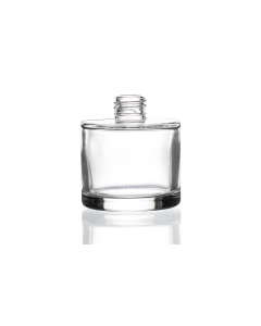 20cl flint glass round diffuser bottle with a screw lid and plug, perfect for homemade fragrances, scented oils, and reed diffusers. Available in low quantities or bulk wholesale