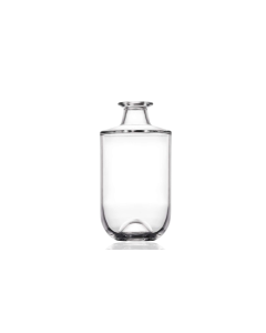 500ml glass Lyra spirit bottle with a cork stopper, a premium design ideal for gin, vodka, whiskey, homebrewing, and distilling. Elegant and versatile design