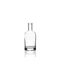 350ml Napoleon glass spirit bottle with a cork, ideal for whiskey, gin, vodka, dressings, and luxury oils. Stylish and versatile design
