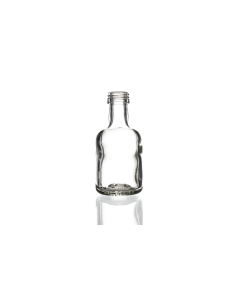 50ml flint glass Nero spirit bottle with a screw lid, ideal for homemade gins, liquors, oils, spirits, dressings, and sauces. Compact and versatile miniature design