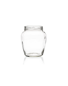 720ml flint glass Orcio jar with twist-off lids, perfect for honey, jams, chutney, sauces, and more. Available in low quantities or bulk wholesale
