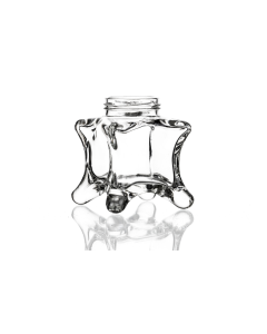 212ml flint glass Oskar jar with a twist-off lid, perfect for storing chutney, pickles, homemade jams, and preserves. Available in low quantities or bulk wholesale - this premium four legged jar offer class and style to any creation. 