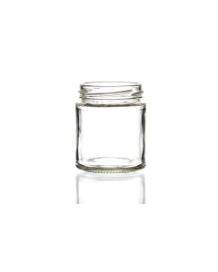 Our unique 190ml panelled jar with twist off lid is available to buy in low quantities as well as bulk wholesale units.  This round jam jar is the perfect glass container, it can be used for all types of preserving and canning recipes.