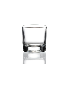 4cl flint shot glass, perfect for tastings, spirits, and cocktail flights. Available in low quantities or bulk wholesale