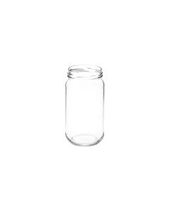 1lb glass jar with twist off lid perfect for preserves, jams and chutneys 
