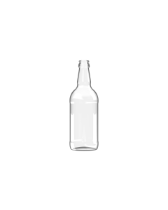 Stubby Beer Bottle 500ml - Flint - 26mm Crown 