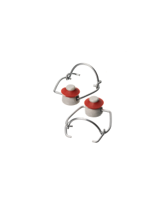 Ceramic Swing Stoppers with Red Rubber Band perfect for swing stopper glass bottles and ideal for home brewing, creating artisanal oils, vinegars, or beverages.
